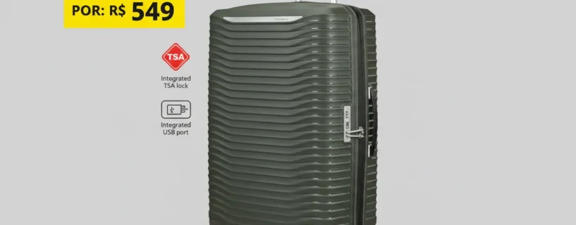 🚨 OFERTA DO DIA — Mala Samsonite Upscape vira destaque entre viajantes atentos, após desconto de 50%
