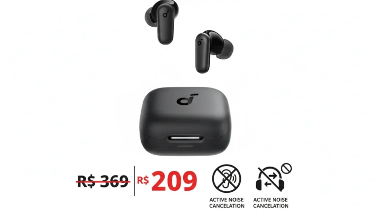 🚨 OFERTA DO DIA | Fone de ouvido soundcore P30i surge na Amazon por apenas R$ 209