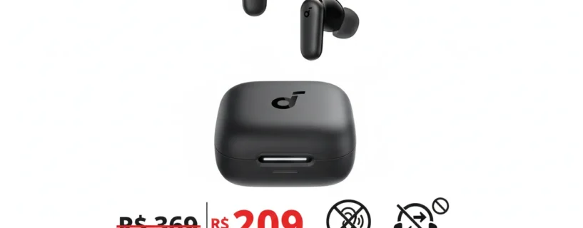 🚨 OFERTA DO DIA | Fone de ouvido soundcore P30i surge na Amazon por apenas R$ 209