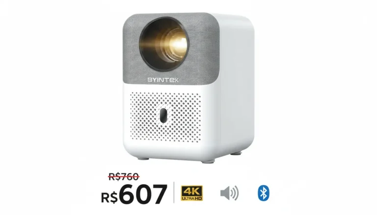 🚨 OFERTA DO DIA — Projetor BYINTEK U4 vira destaque entre gamers e fãs de cinema em casa no Brasil após oferta