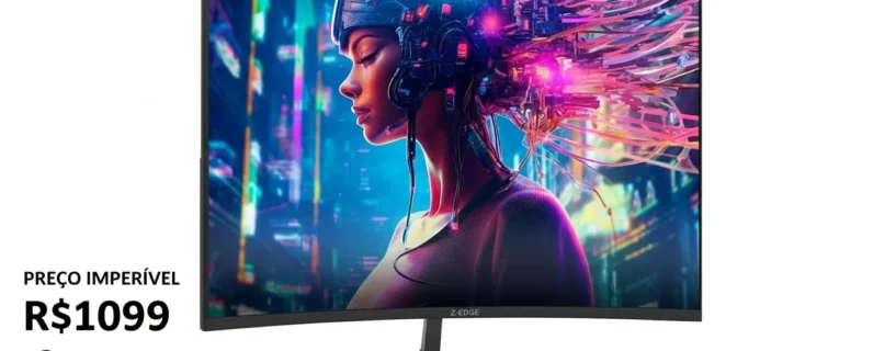 🎮 Tela curva, 200 Hz e FreeSync: monitor Z-Edge entra no radar dos jogadores com preço reduzido