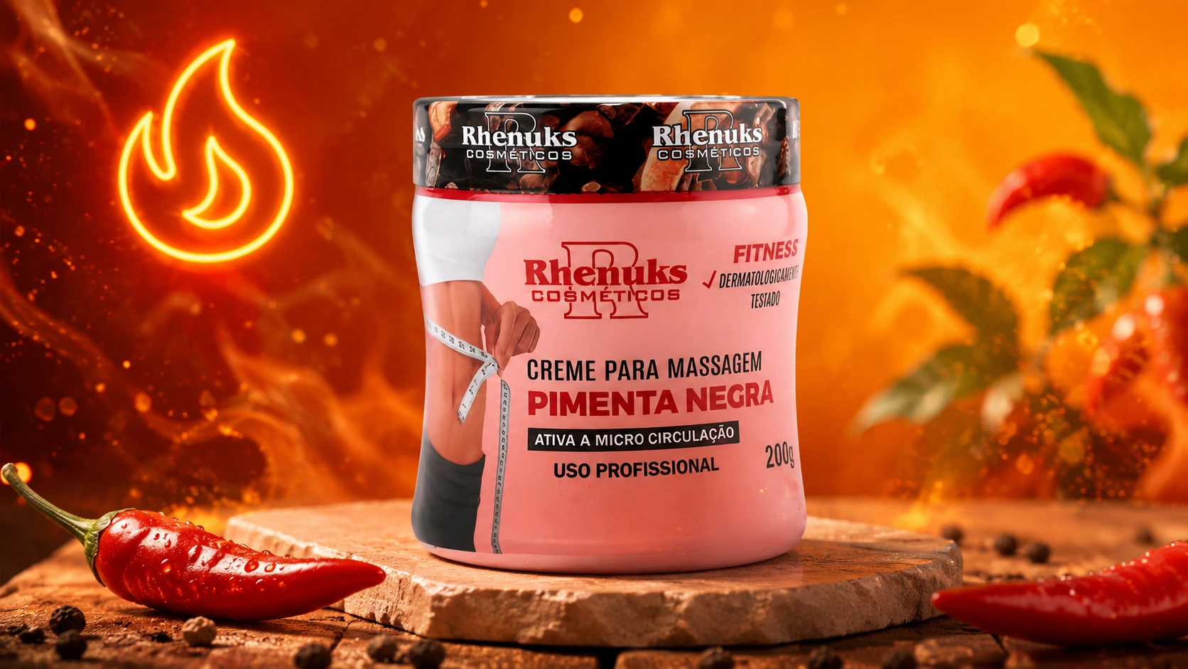 Gel Redutor Pimenta Negra