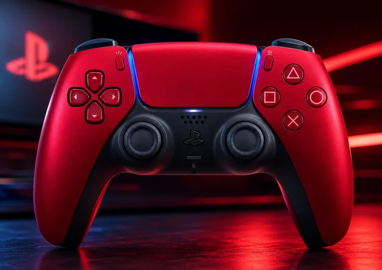 Controle PS5 vermelho fica em oferta na Amazon com 12% de desconto
