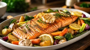 Receita de Salmão no Forno: Como Fazer um Prato Suculento, Saudável e Cheio de Sabor