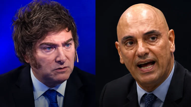 Milei chama Alexandre de Moraes de “lixo careca” em evento do PL, e STF reage com nota oficial
