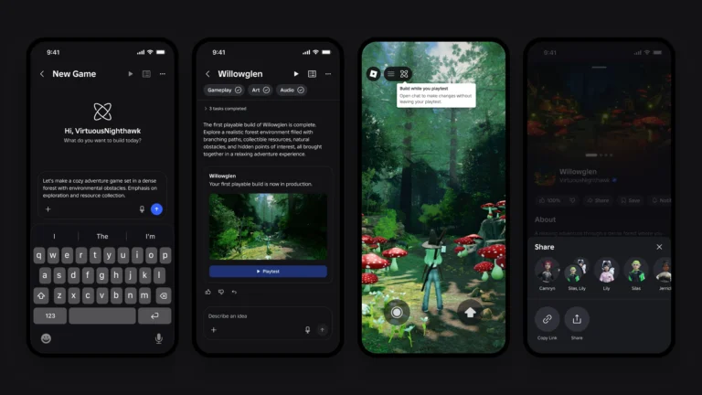 Criar jogos no Roblox pelo celular ficou muito mais fácil com a nova ferramenta Build