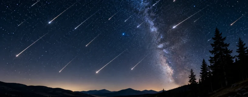 Céu terá chuva de meteoros nesta madrugada com observação a partir da 1h30