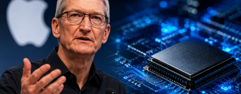 Tim Cook encerra última teleconferência da Apple com alerta sobre crise histórica nos chips de memória