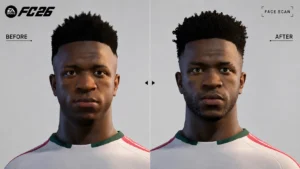 Teremos Vini Jr. “harmonizado” no próximo FC27, jogo de futebol da EA Sports