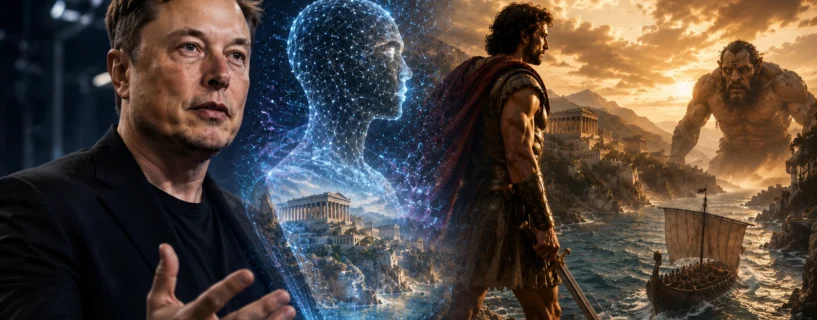 Elon Musk diz que Grok criará filme de “A Odisseia” até o fim de 2026 e promete versão “historicamente precisa”