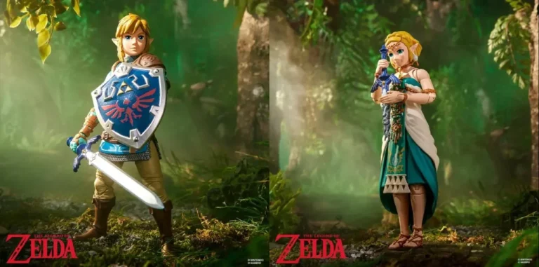 Hasbro revela figuras articuladas de Link, Zelda e Ganondorf inspiradas em The Legend of Zelda: Tears of the Kingdom