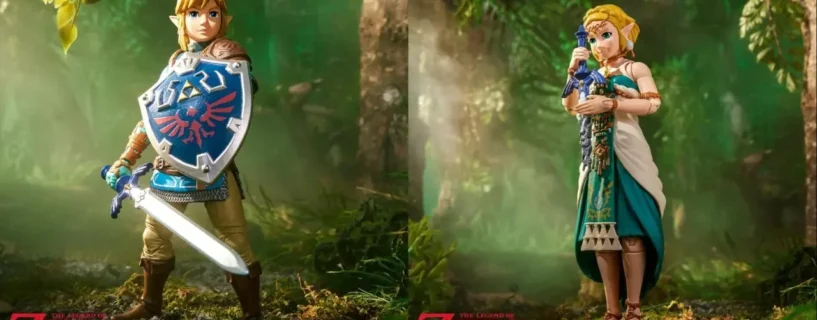 Hasbro revela figuras articuladas de Link, Zelda e Ganondorf inspiradas em The Legend of Zelda: Tears of the Kingdom