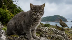 Gato selvagem que matou aves raras é capturado após três anos na Nova Zelândia