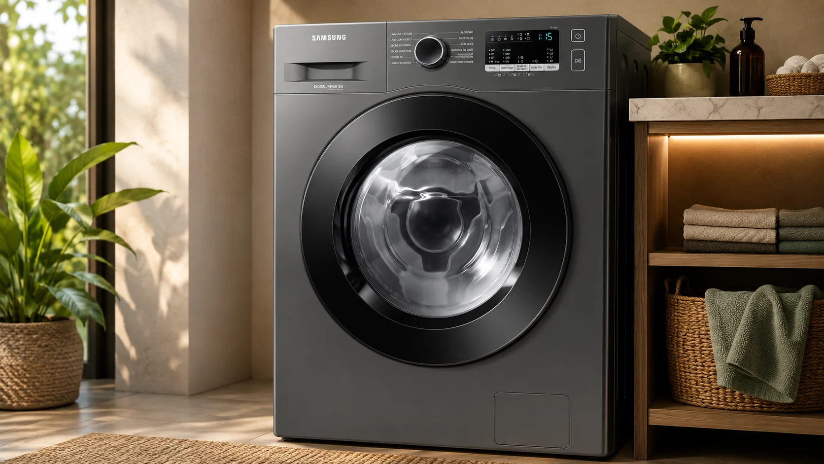 Samsung Lava e Seca 11kg entra em oferta na Amazon com preço abaixo de R$ 3,4 mil