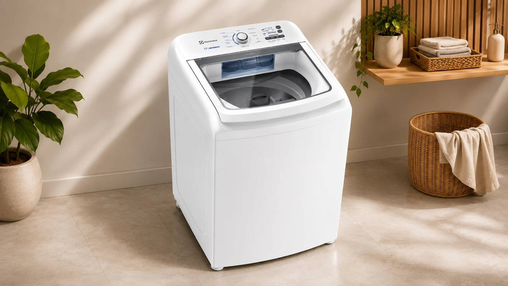 Máquina de Lavar Electrolux de 17 kg entra em oferta por R$ 2.049 e vira destaque entre as mais vendidas