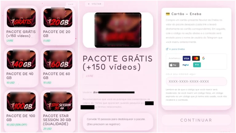 Criminosos utilizam TikTok para promover venda de conteúdo ilegal no Telegram, alerta investigação
