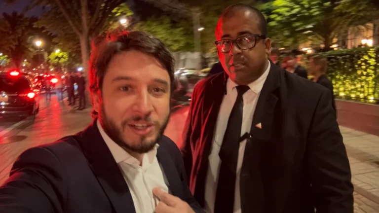Empresário confronta segurança em casamento do filho de Moraes e depois pede prisão do ministro