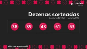 Quina concurso 7125 acumula prêmio de R$ 8,2 milhões sem ganhadores na faixa principal