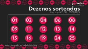 Lotofácil Concurso 3791: Confira o resultado e os números sorteados de hoje